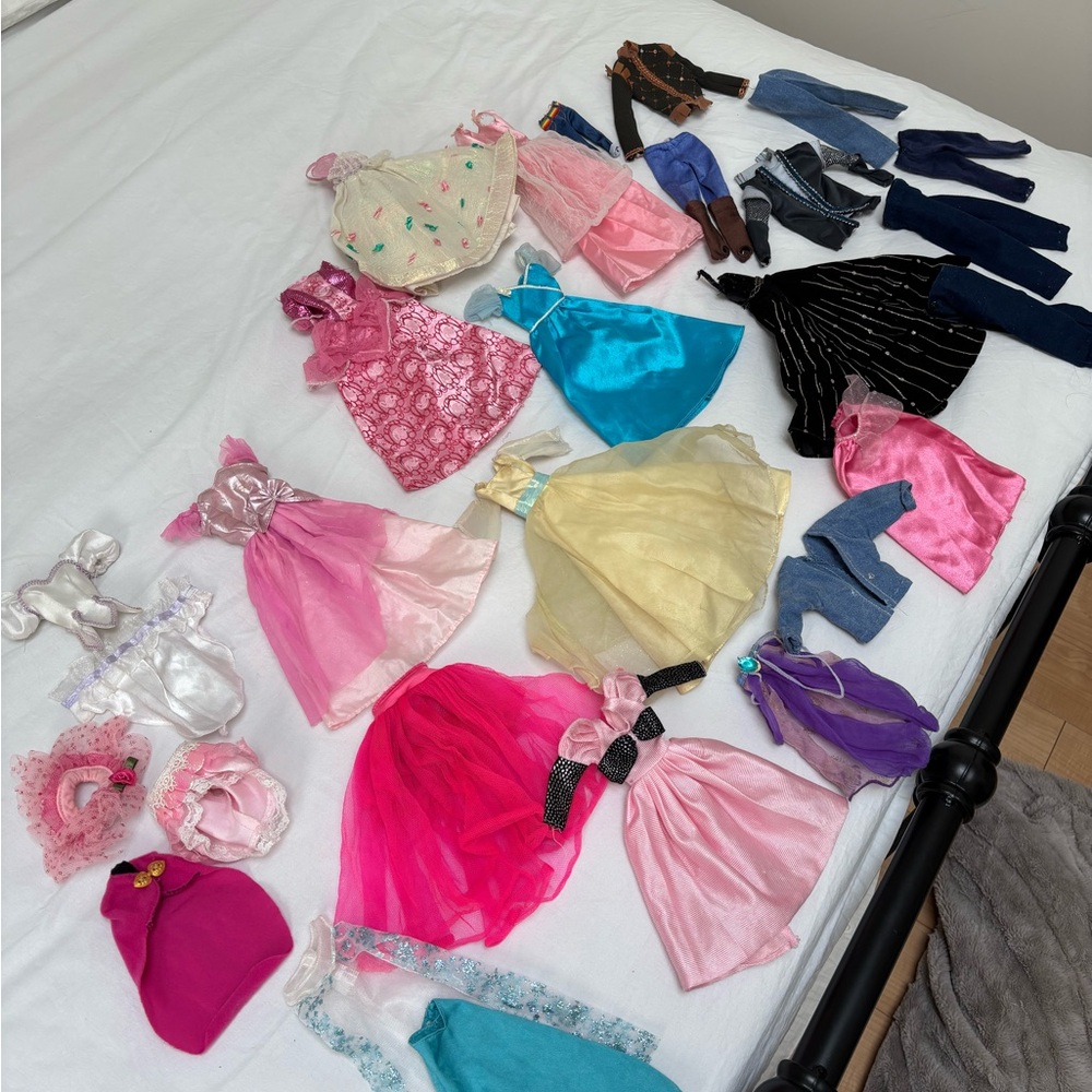 Colorful Doll Clothing Lot